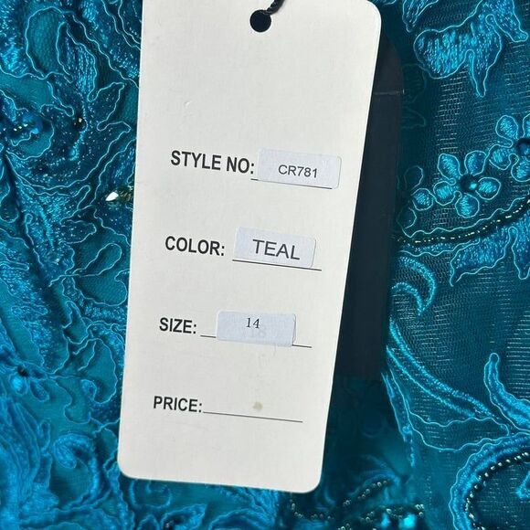 NWT FORYOUDRESS Blue Gown sz 14 - Picture 3 of 10